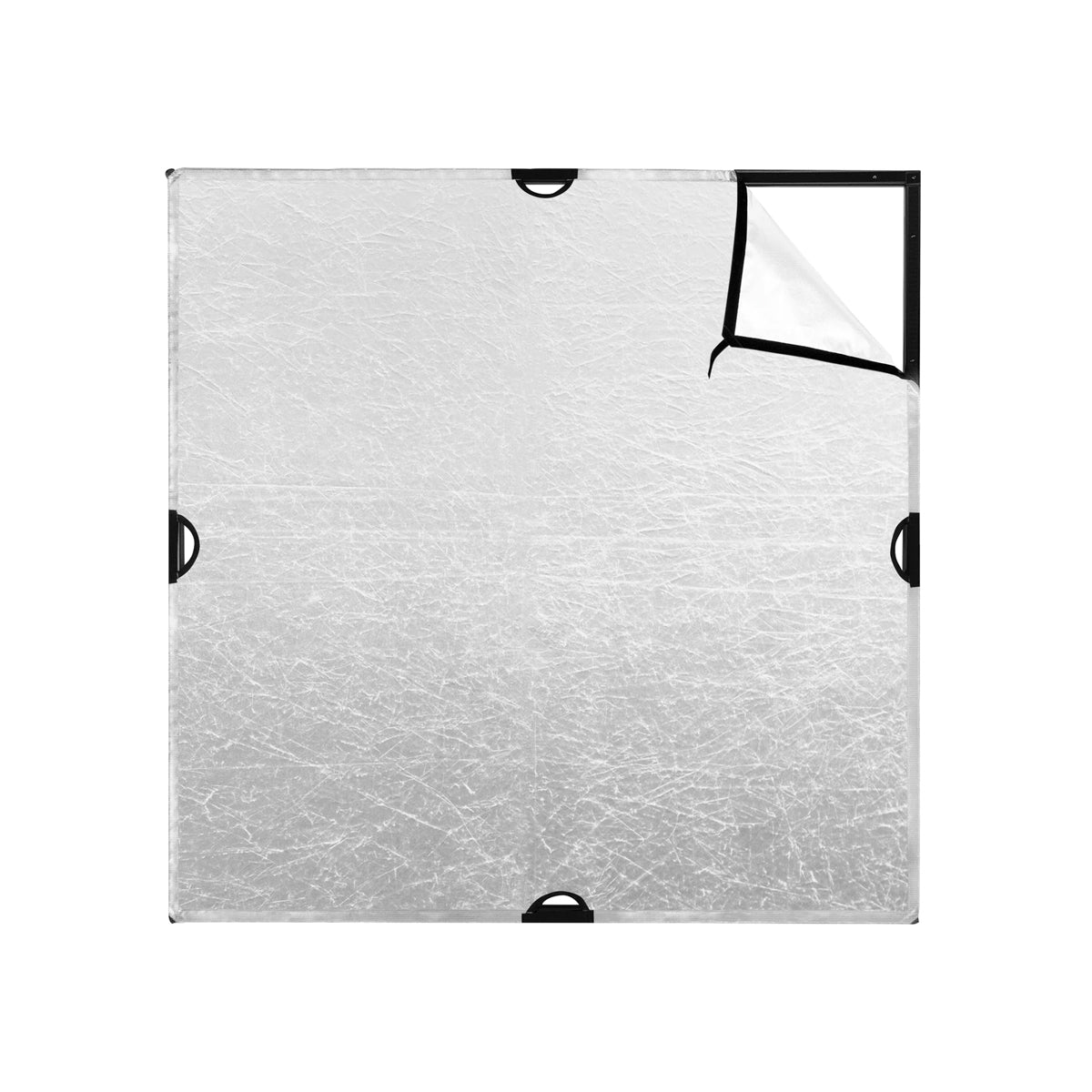 Extra Scrim Silver/White 96 x 96", 240 x 240 cm