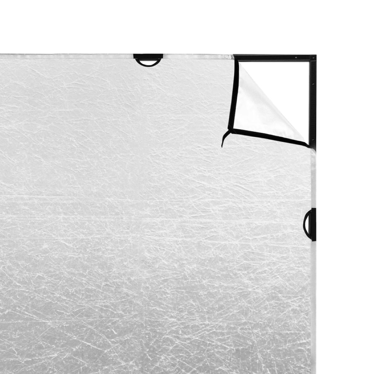 Extra Scrim Silver/White 96 x 96", 240 x 240 cm