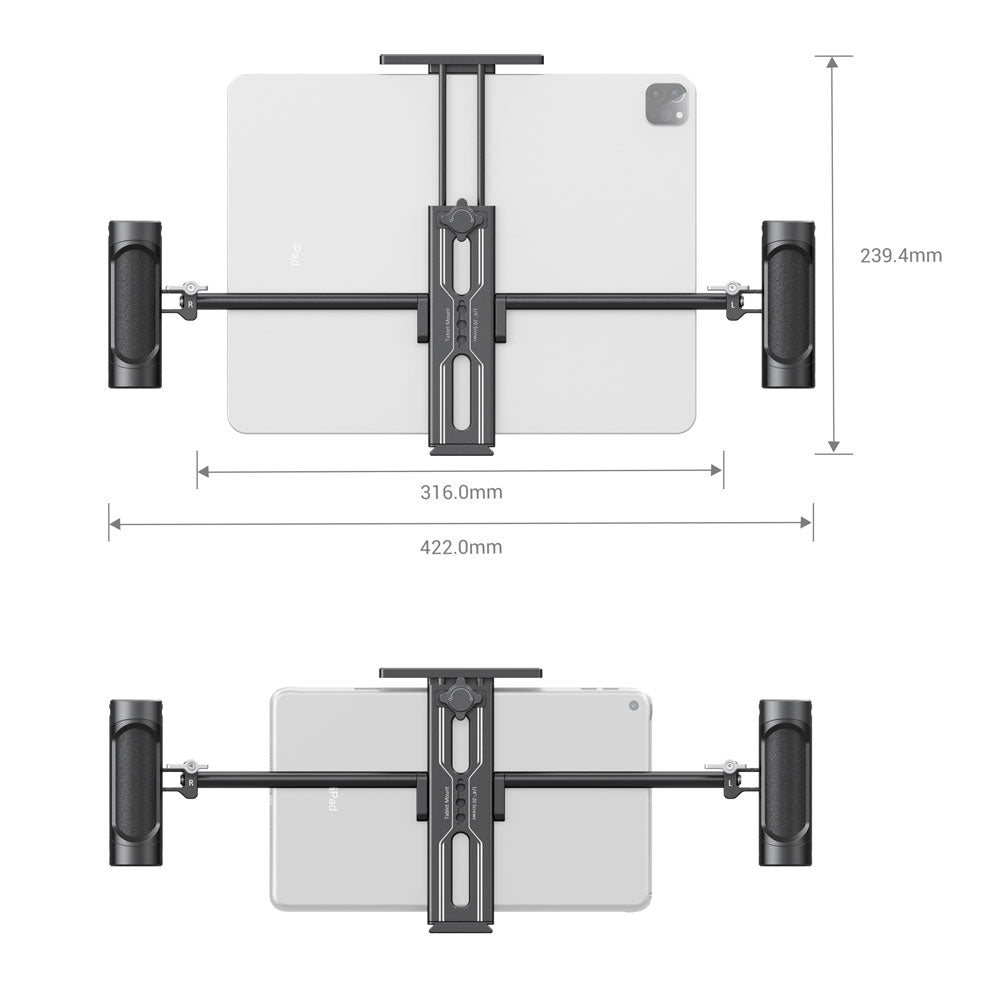 iPad Pro Stand Mount Dual (2 handles, 2929)