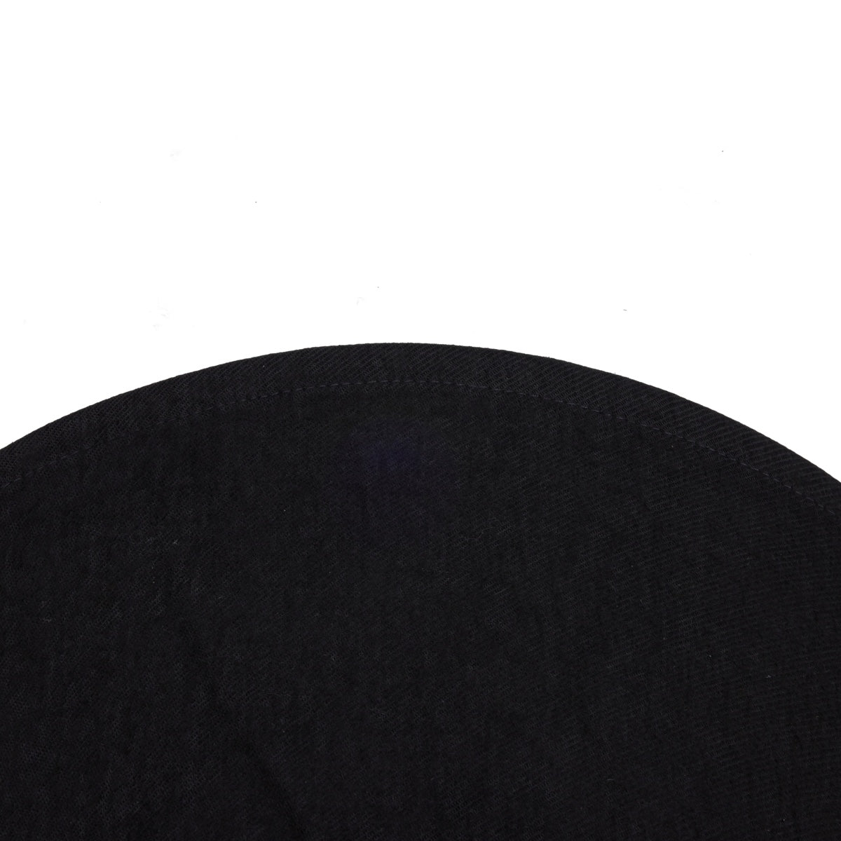 Material negro/Molton, 300 cm / 9' (REDONDO)