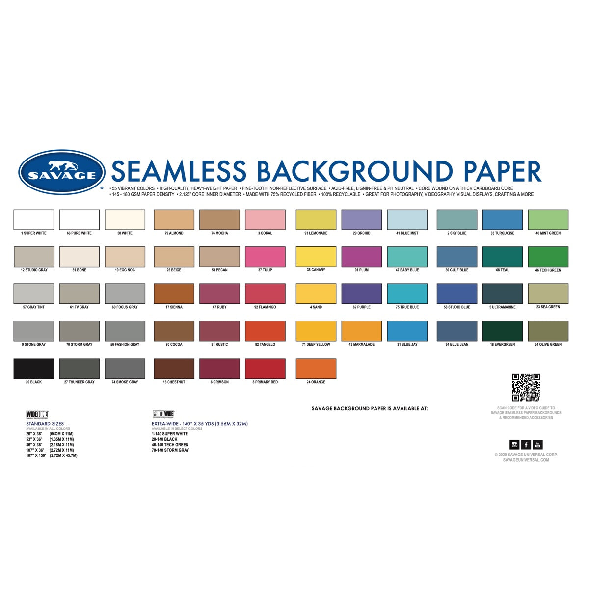 Background Roll 1,35 x 11 m / 4,5 x 36'