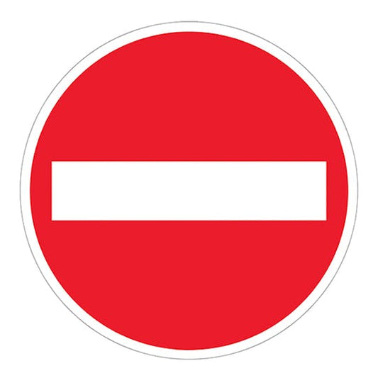 Señal de tráfico PROHIBIDA LA ENTRADA