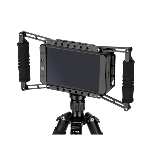 Jaula de director para monitores de cámara con placa de montaje en V