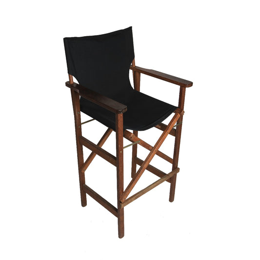 Folding chair (director's chair, high, wood)