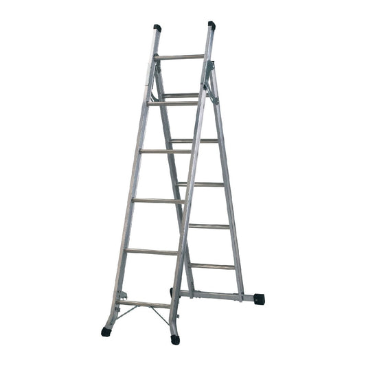 Ladder A type, extendable, 6 m / 19,5'
