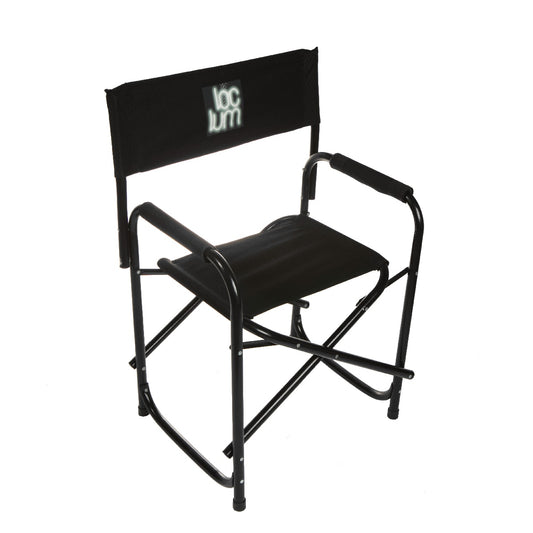 E-Z Up Folding chair (director's chair, high, aluminum)