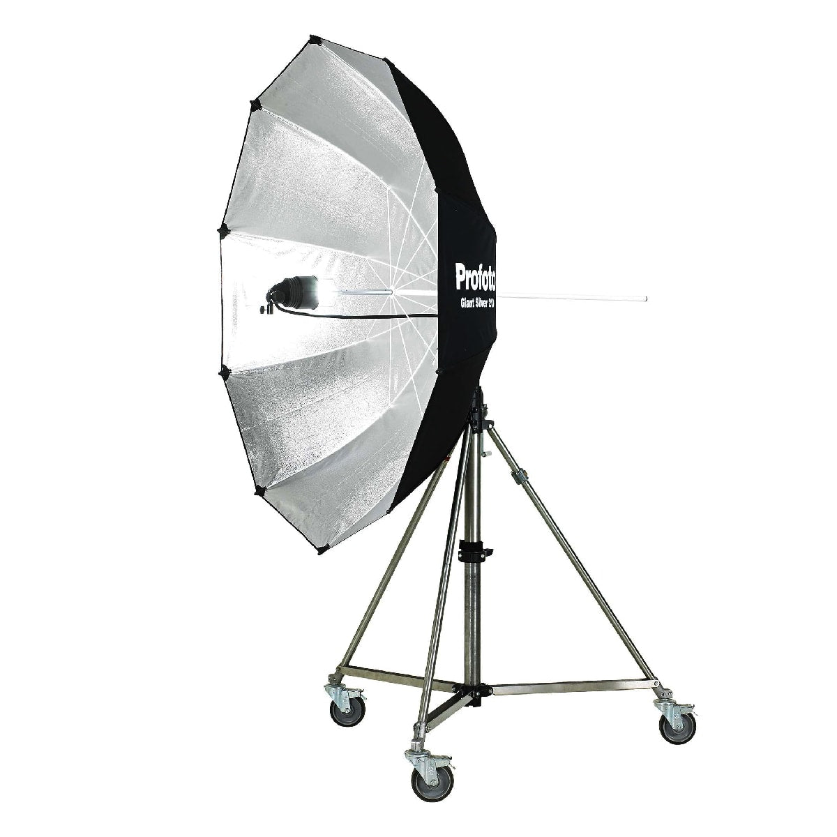 Profoto Pro Giant 210 cm / 7', silver incl. diffuser -1/3, full stop