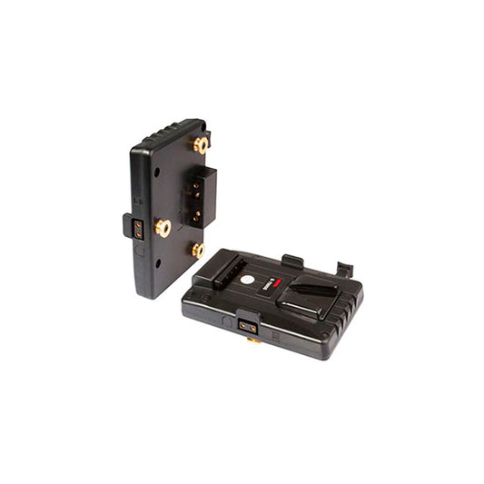 Gold mount to V-mount battery adaptor