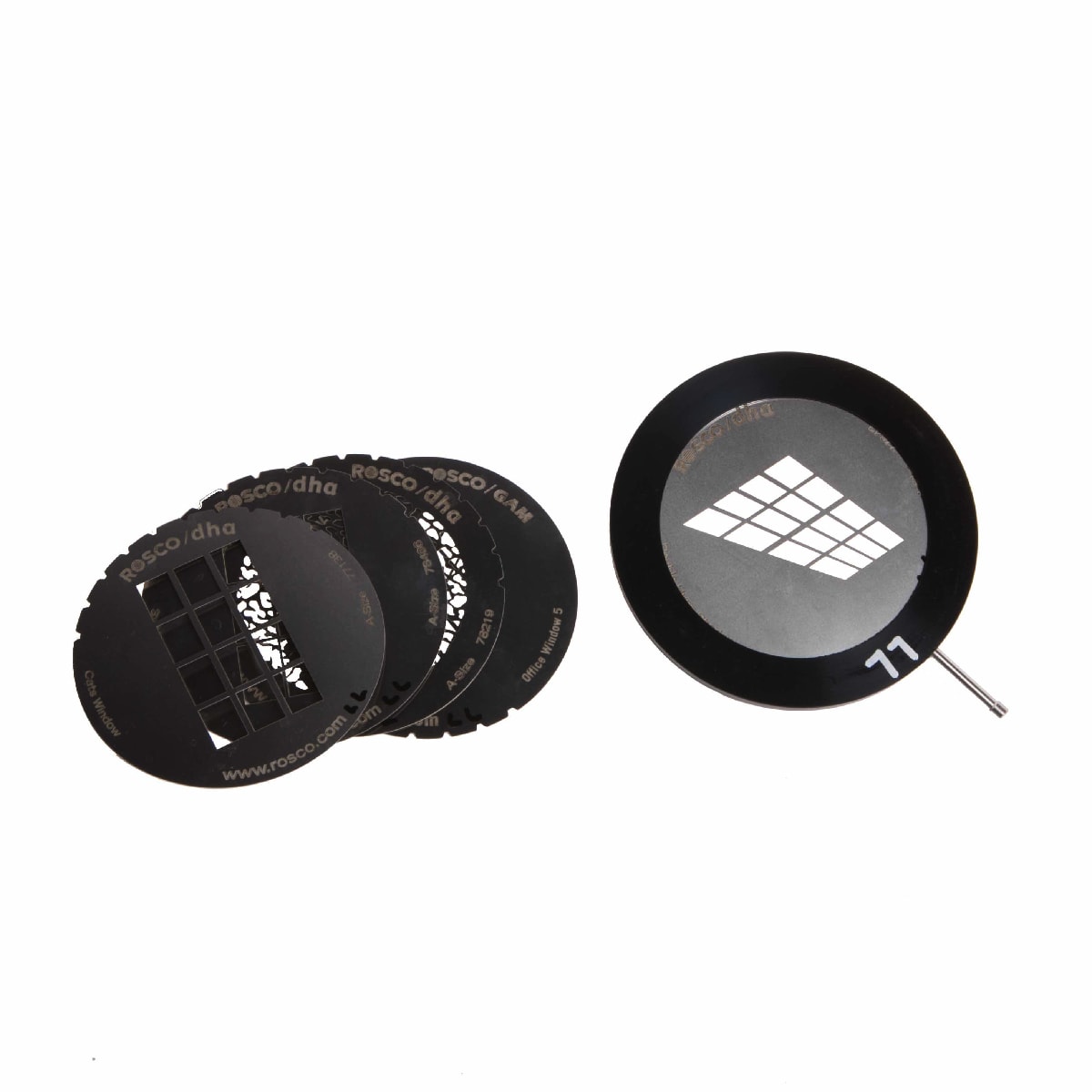 Dedo Imager Gobo Set incl. Gobo Holder for DLED9