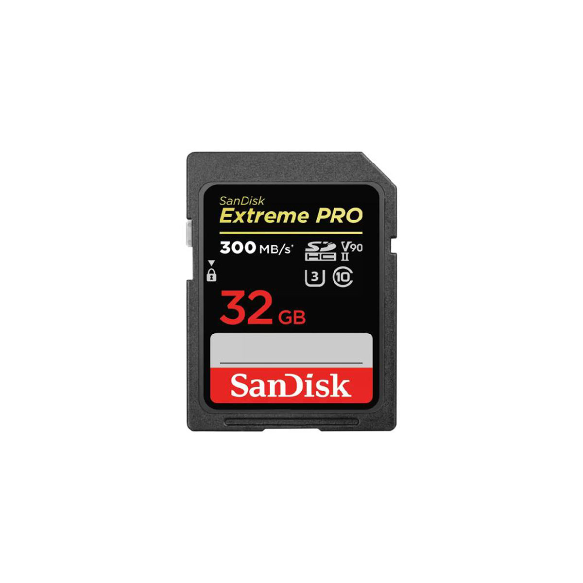 SDXC - II, V90 Card, 32GB, 300MB/s