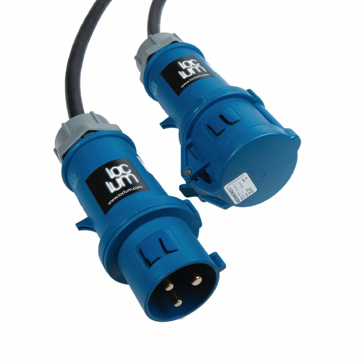 Power Extension, 32A mono (blue), 10m / 30'