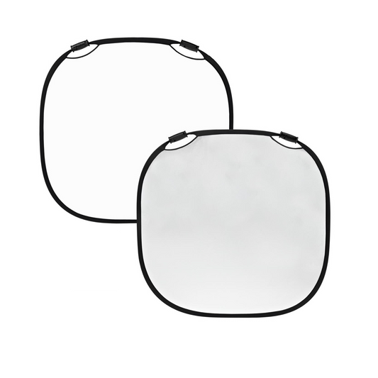 Collapsible Reflector Silver/White L (120cm/47")