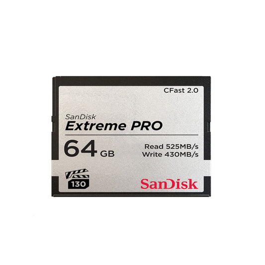 Sandisk CFast Card, 64GB, 525MB/s