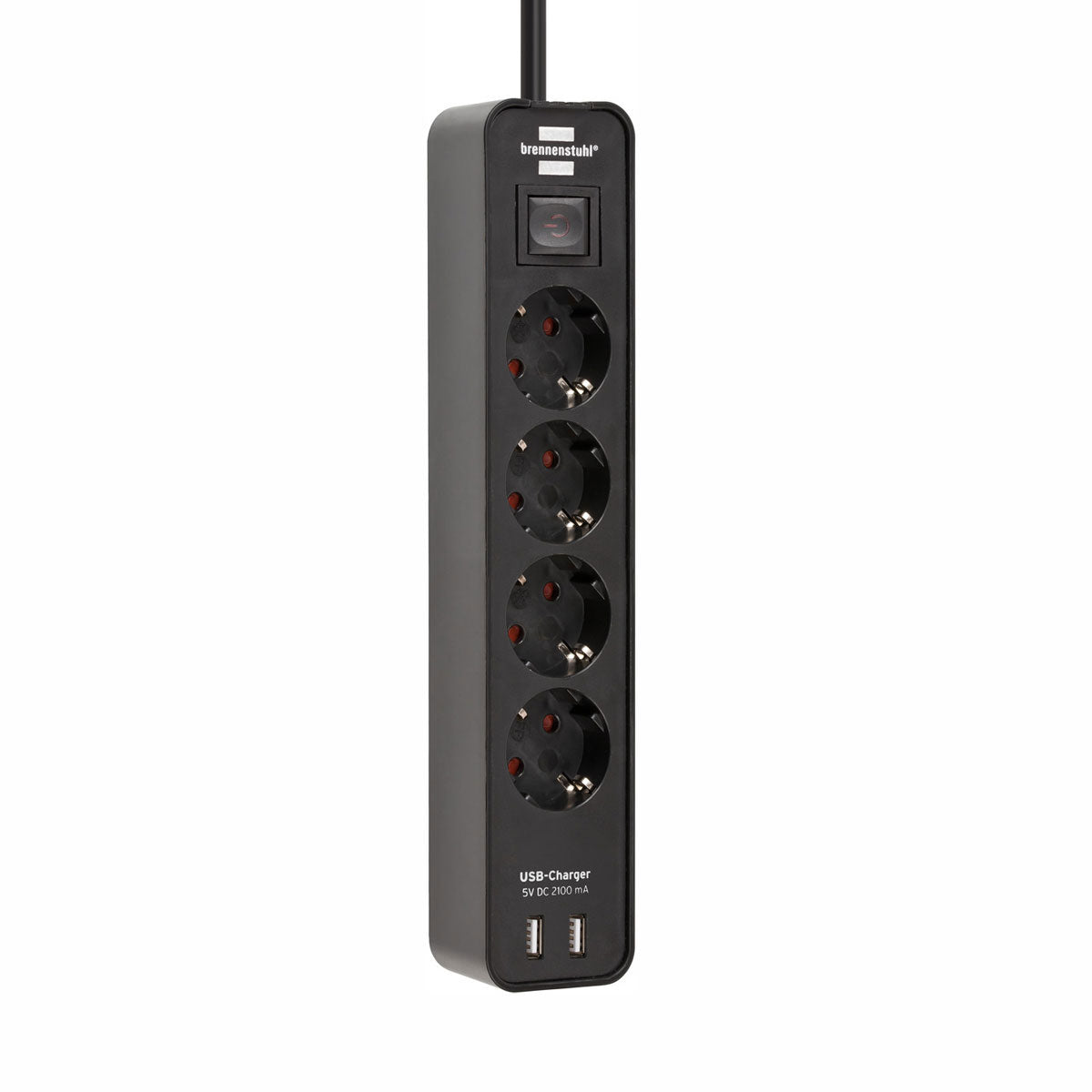 Brennenstuhl Power Bar / Multi Plugs, 4Way, USB - 16A Schuko