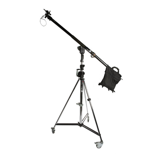 Manfrotto Mega Boom (425B) w/ Wind-up Stand (087NW), rolls
